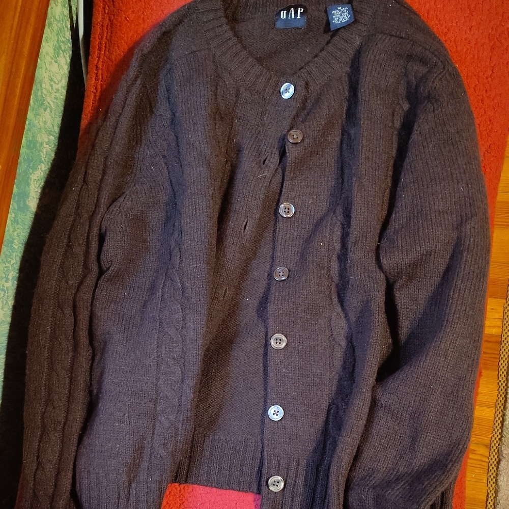 GAP Women's Chocolate Brown Cardigan Sweater